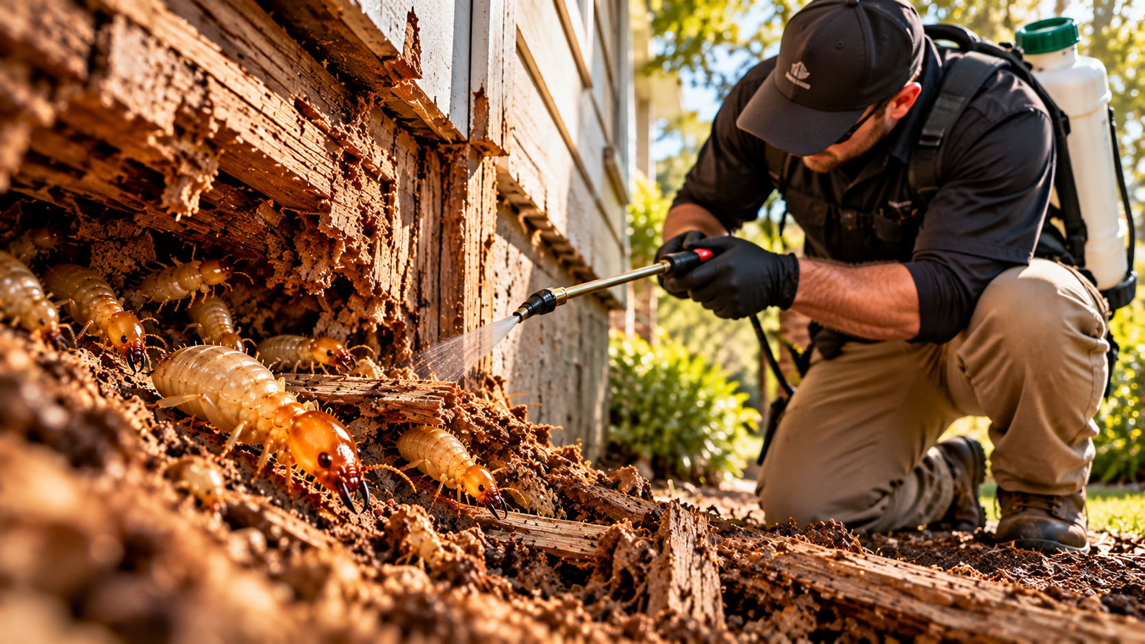 termites by Evangeline Timber Defense in Lafayette